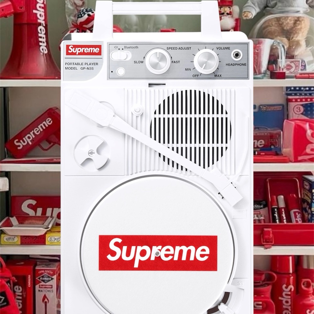 Supreme X Anabas Portable Record Player